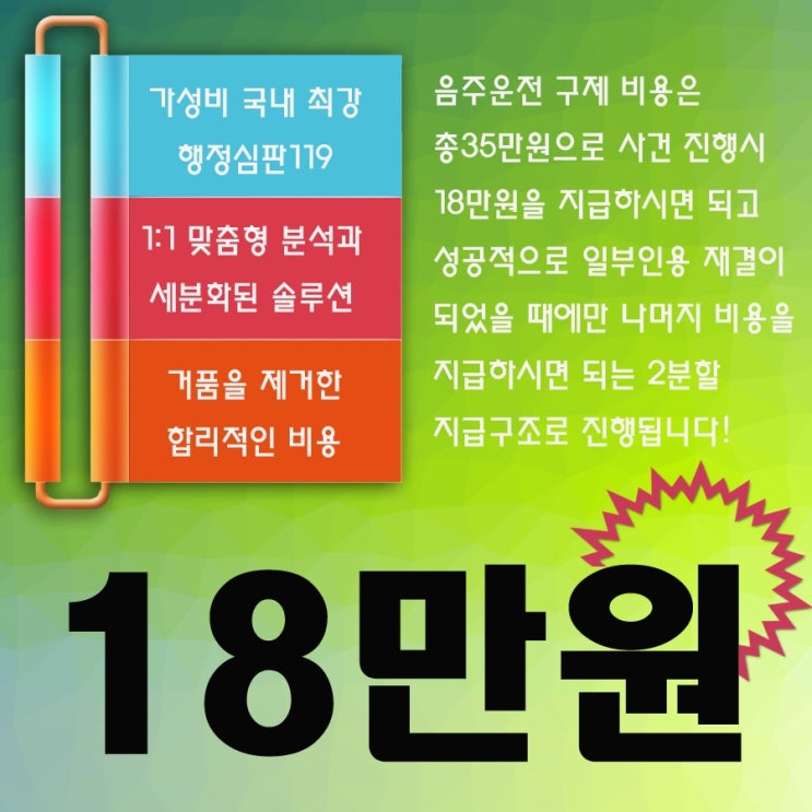  꼭 필요한 음주운전 면허취소 구제