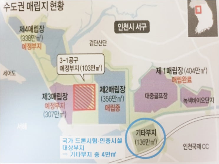  인천 수도권매립지에 드론인증센터&전용비행시험장 클러스터 유치하다