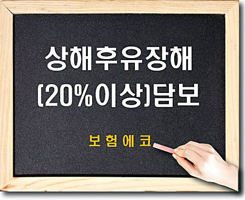  태아보험 상해후유장해(20%이상) 담보 알아보기