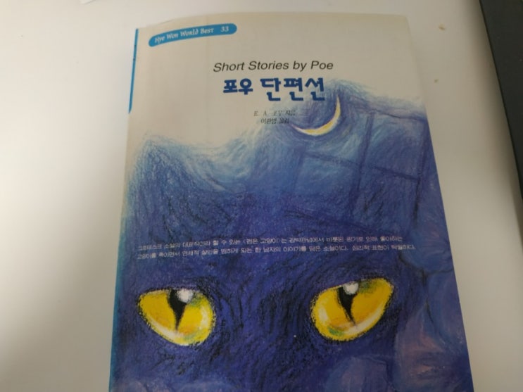  포우 단편선 - 검은 고양이 ; 강박관념에서 살인을 범하는 이야기