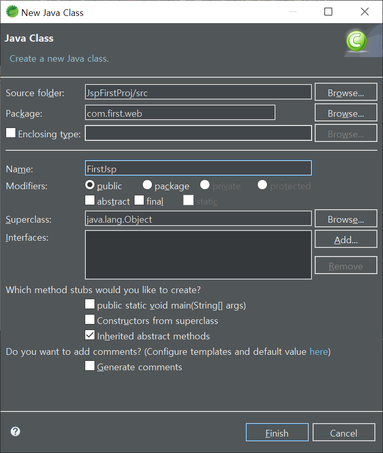 이클립스에서 Dynamic Web Project 만들어보기 2 - JAVA 출력 : 네이버 블로그