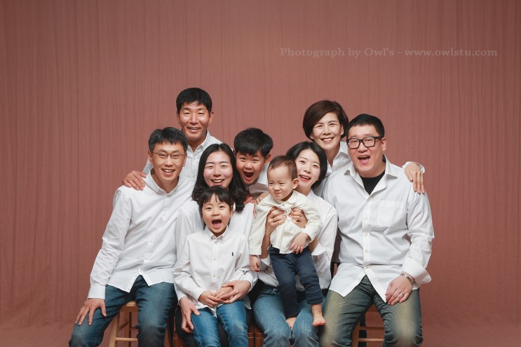 고급스럽고 자연스러운 가족사진 촬영 : 안산 안양 광교 성남 과천