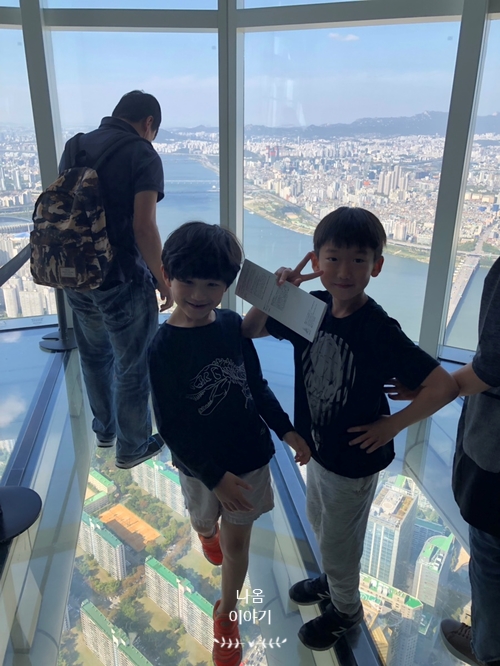  롯데타워 전망대 또 다녀왔지요+티켓은 저렴하게!