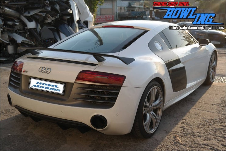  아우디R8 만소리 카본 스포일러 퍼포먼스 드레스업 Audi R8 MANSORY cabon spoiler