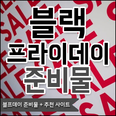  2019 블랙프라이데이 준비물 (+ 추천사이트 TOP5!)