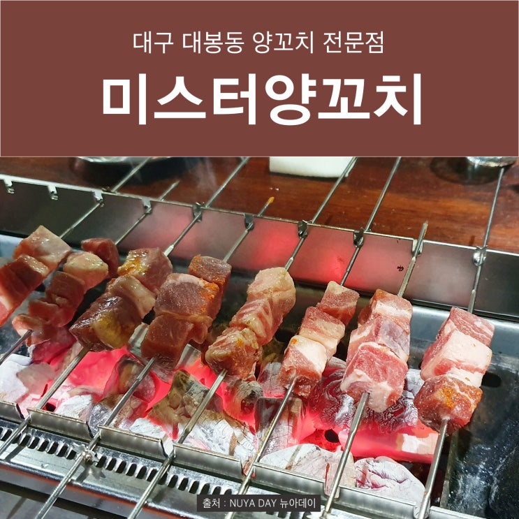  [대구 대봉동 맛집] 봉리단길 양꼬치 맛집, 미스터양꼬치 대봉점