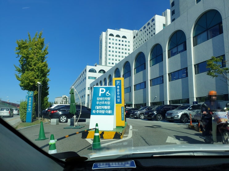  서울아산병원 전기차 충전 주차구역 관리 최고네요