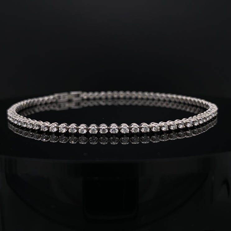  GIA감정원 쓰부다이아몬드1.6mm 멜리 다이아 테니스팔찌 국내 유일