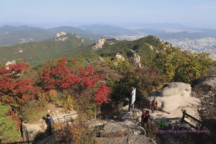 도봉산 포대능선의 가을 비경을 찾아서