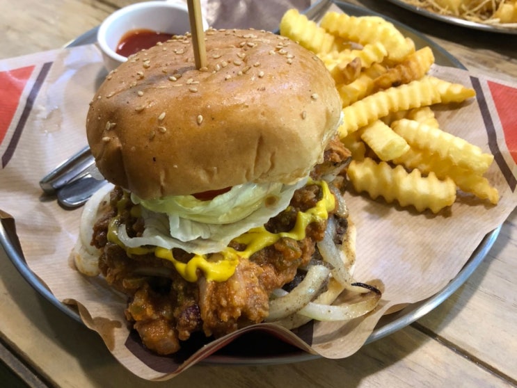  송도 맛좋은 수제버거집! 두번째 방문 크리스피버거