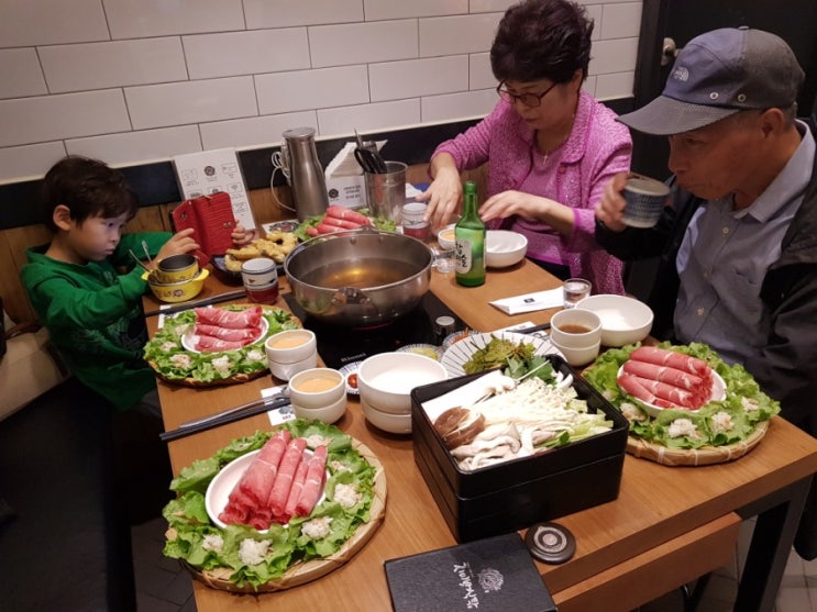  [맛집 NO.2019-18] 세이백화점 샤브샤브 맛집 "만나지미방식탁"