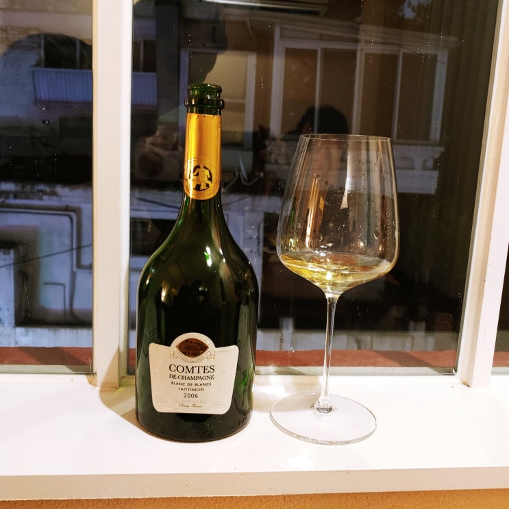 Taittinger, Comtes de Champagne Blanc de Blancs Brut 2006 (떼땡져, 꽁뜨 드 상파뉴 블랑 드 블랑 브뤼트 2006)