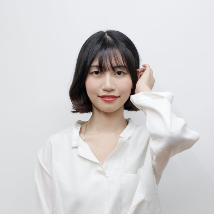  이미지 변신 성공 단발머리 c컬펌