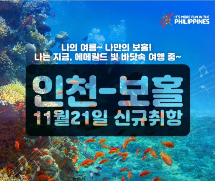  < 제주항공 > 보홀 신규취항특가