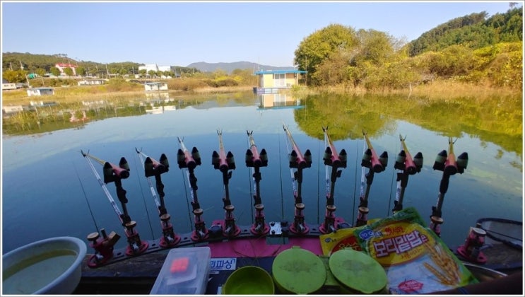  용인 송전지 평택좌대 다녀왔습니다.