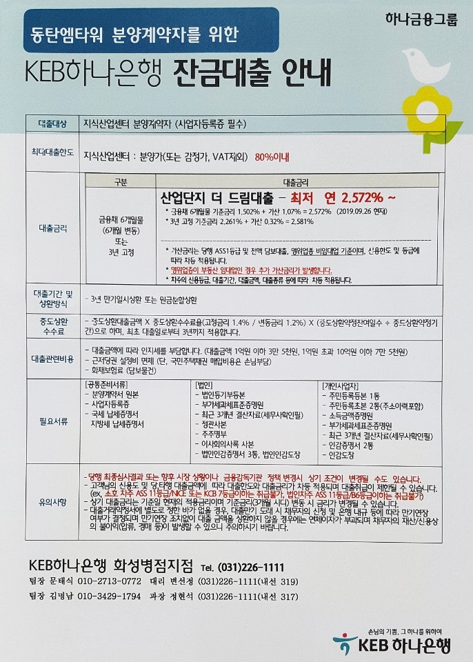 지식산업센터 대출 알려드립니다. 9