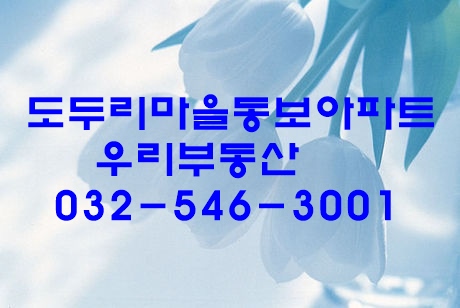  인천계양구아파트 계산택지아파트 도두리마을동보아파트24평 매매 우리부동산