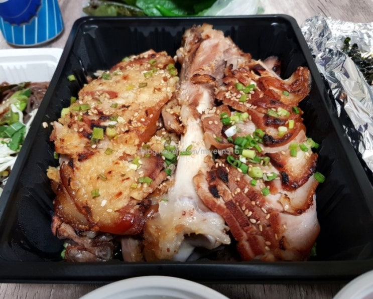  [경남 함안] 가야 화덕, 마늘족발 맛집 강호맛족 배달 아닌, 포장 솔직후기(feat. 포장시, 주먹밥 or 쿨피스서비스)