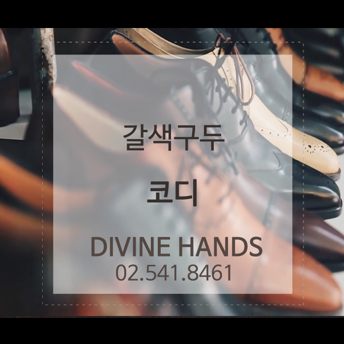  단정하게 신어보는 갈색구두코디 2탄