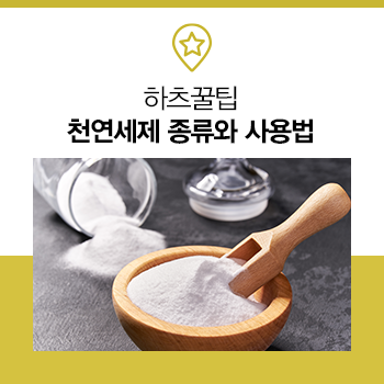  천연세제 종류와 사용법