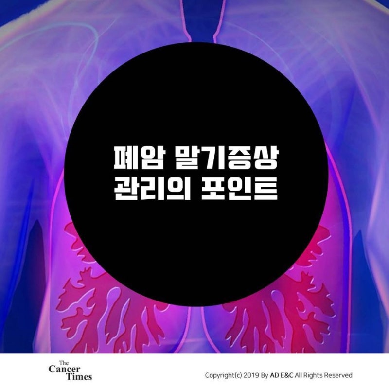 폐암 말기 환자의 관리법 : 네이버 블로그