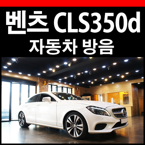  벤츠 CLS350d 도어 방음 작업부터 본넷 까지