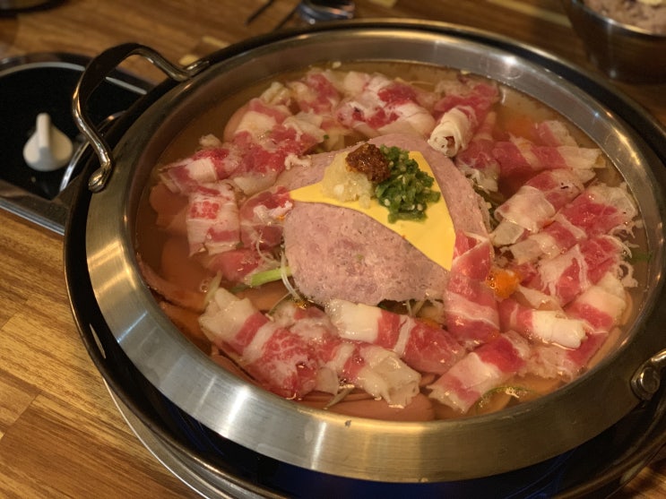  마곡맛집 9라파부대찌개 사리 무한리필 (아기의자있음)