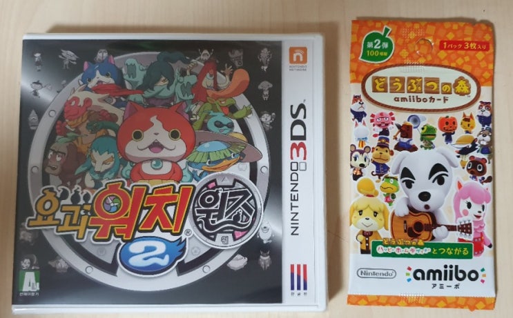  [3ds] 튀어나와요 동물의 숲 아미보amiibo카드 구입! + 사용