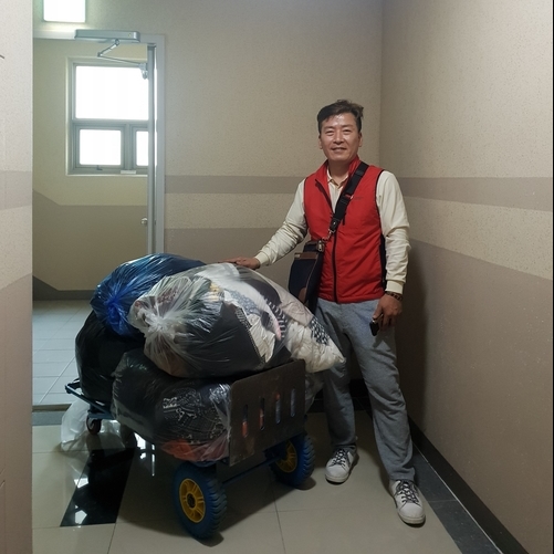  용인 헌옷 방문수거 헌옷부자 헌옷으로 반찬값 벌었어요