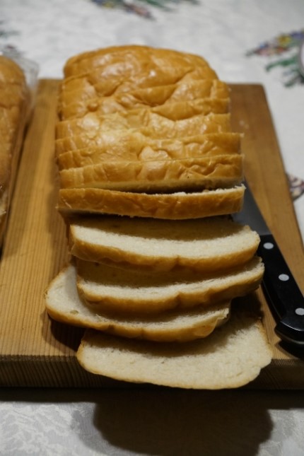  [  우유 식빵 ]  빵 굽기 좋은 계절인 가을에 발효빵 만들어 감자 샐러드 올려 먹기  