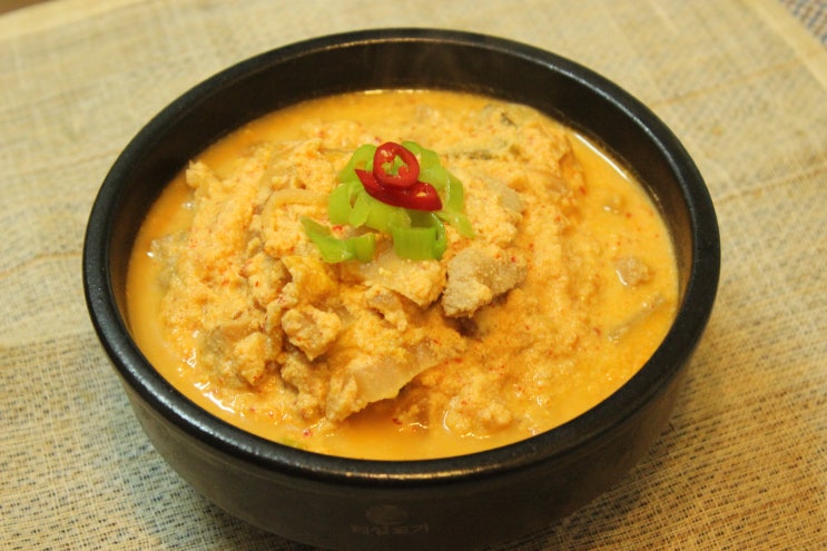  먹을수록 고소한 콩비지찌개 만들기,콩비지탕
