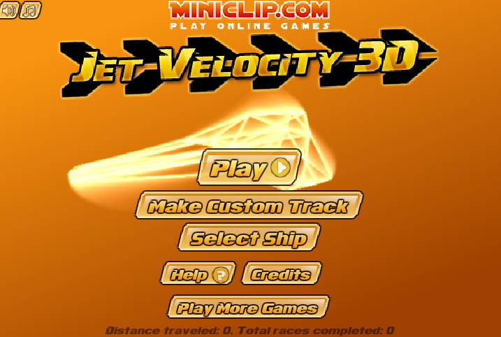 우주 비행선 레이싱 게임- jet velocity 3d
