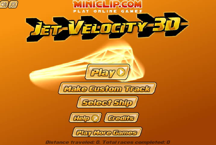  우주 비행선 레이싱 게임- jet velocity 3d