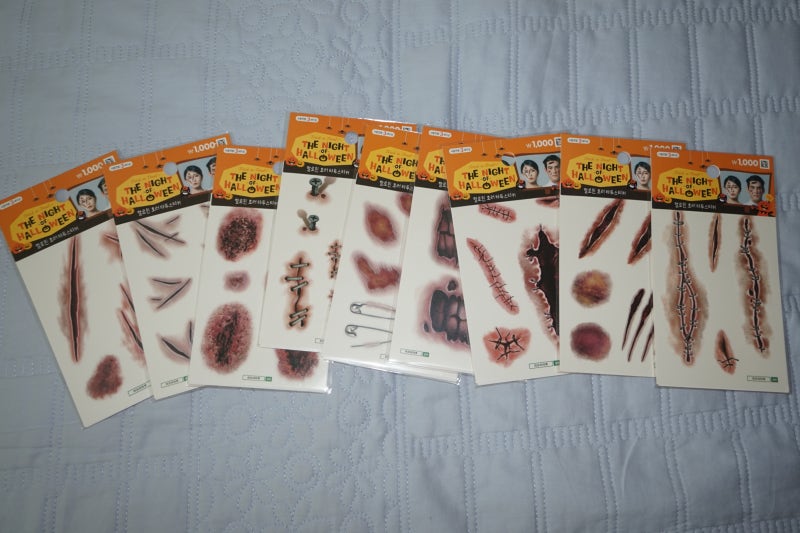 Love Tattoo Daiso 타투 스티커로 이 할로윈 파티를 준비하세요 2