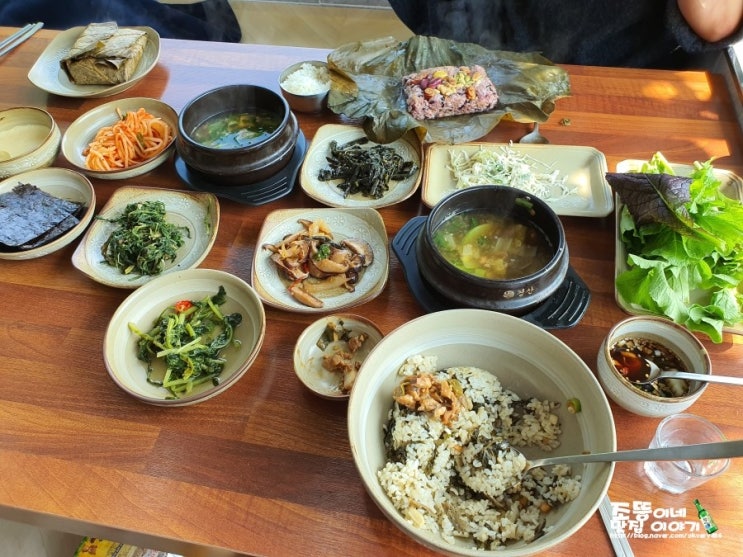  천안 맛집 업성동 풍경 시래기밥 