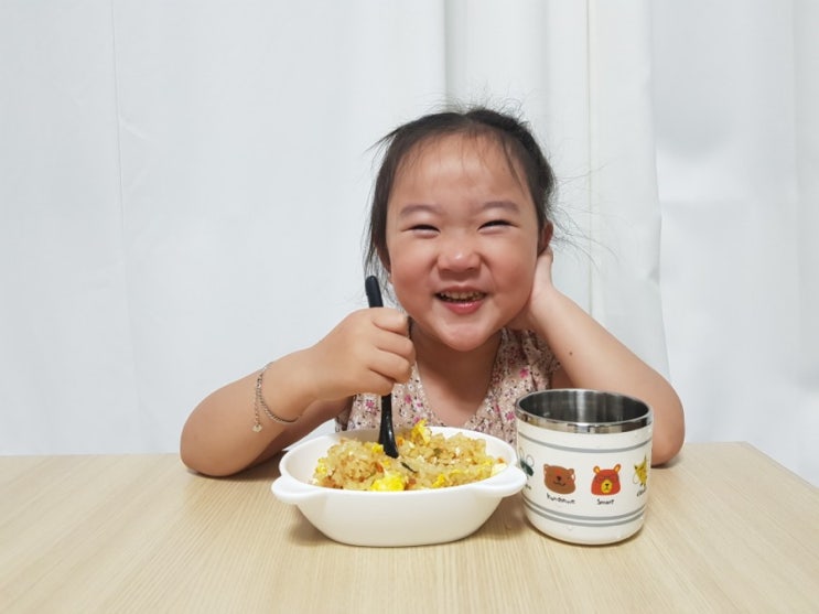  아기버섯볶음밥 간단하게 만드는 루솔 튼튼 어린이볶음밥!