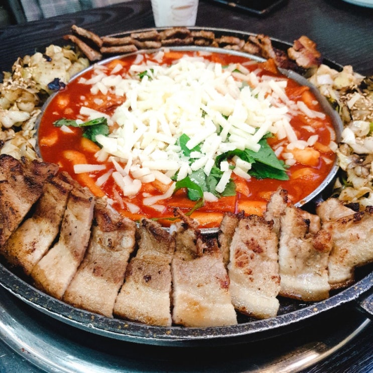  수유 삼떡 #삼겹살 #떡볶이 #새삼떡