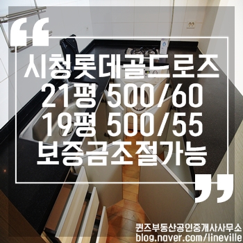  부산 시청역롯데골드로즈 오피스텔 투룸 수납많고 넓어요.