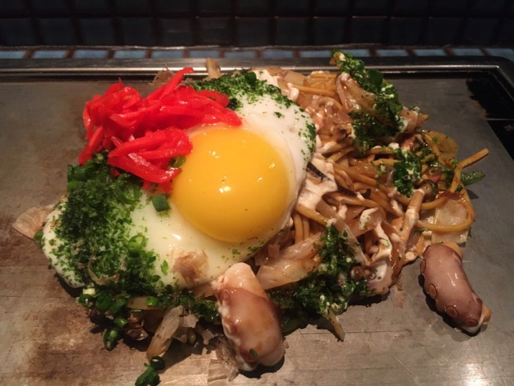  홍대 오코노미야끼 야끼소바 추천집 '우와' 간판없는 명품 맛집추천!