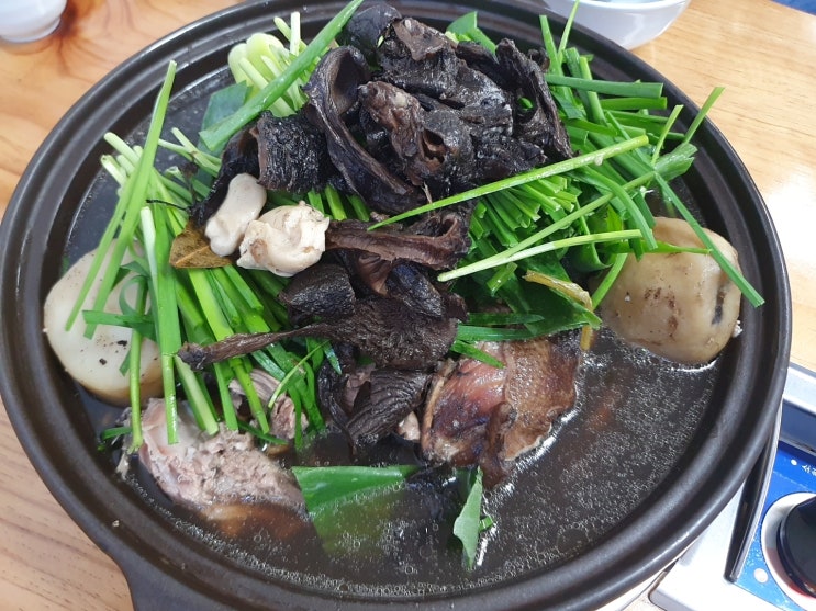  포천 맛집 추천)'나능이능이버섯백숙본점' 든든한 한끼 최고!