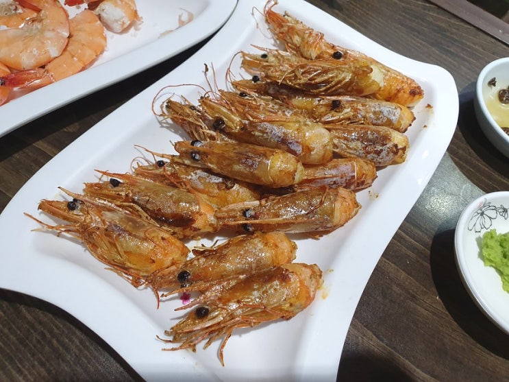  전곡 횟집:) '회쳐모여'에서 대하구이, 매운탕
