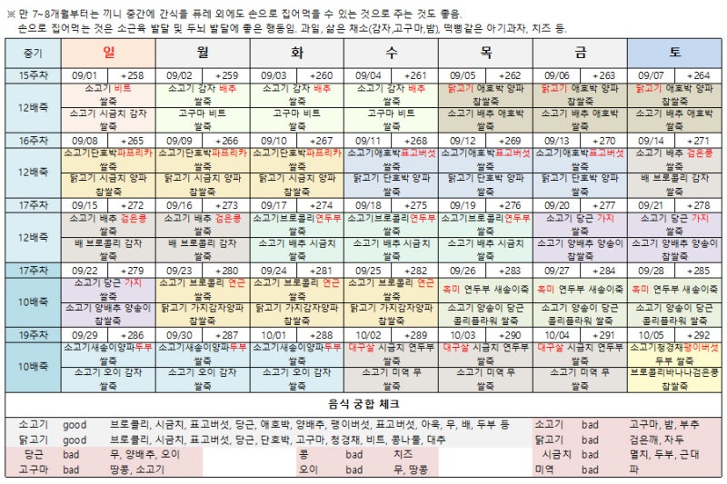 7개월 중기 영유아식 추천, 시중 영유아식 브랜드 베베쿡
