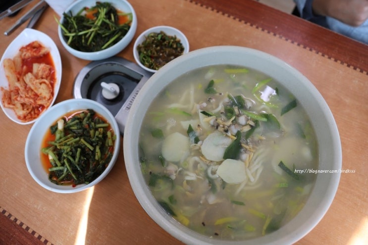  대부도 가볼만한곳 바지락마을 손칼국수 맛집 인정~