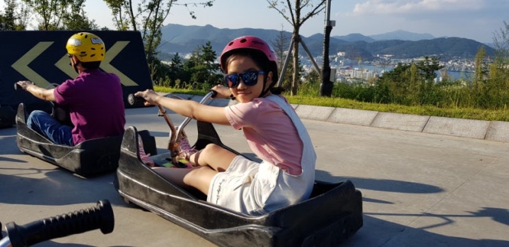  통영여행 이순신 공원 & 스카이라이드 루지 통영 & 도남관광단지 거북선