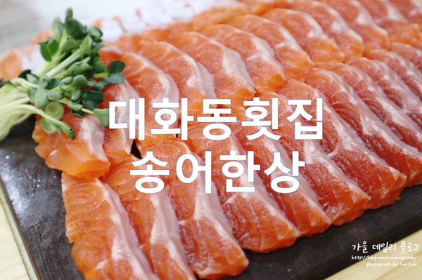  대화동횟집 일산 송어회 송어한상 푸짐하고 맛있네