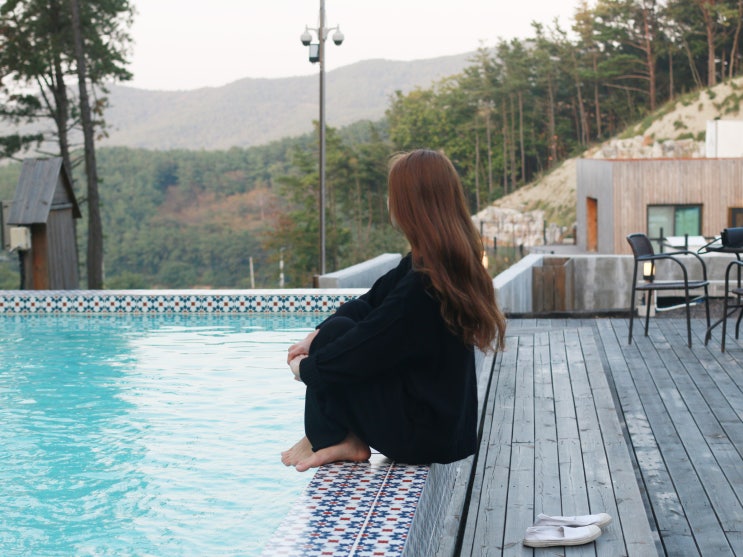  대부도 독채펜션 영흥도 풀빌라 블랙트리하우스 최고!