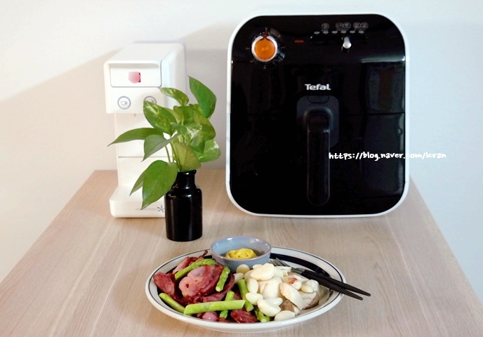  에어프라이어 훈제오리 냄새 없이 맛있게_테팔 Tefal 로우 팻 프라이어 프라이딜라이트