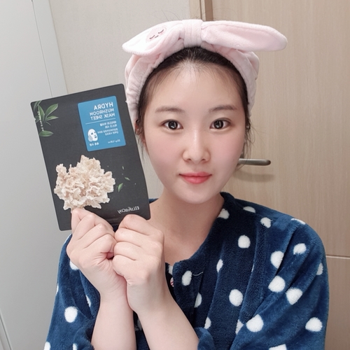  마스크팩 추천 엘리샤코이 머쉬룸 마스크 촉촉 수분 꽃송이버섯
