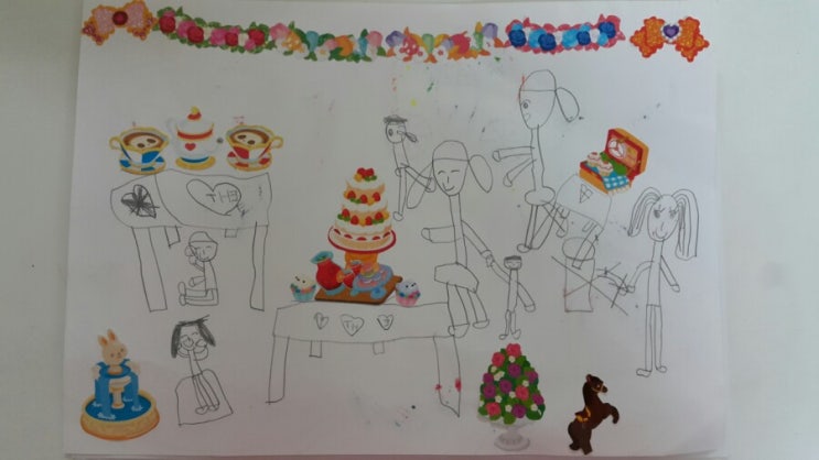  6살 그림 :: 사브작 사브작, 스토리가 있는 그림(수정: 그림1 추가)