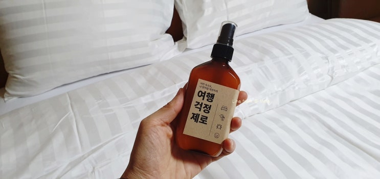  유럽 여행필수품 여행걱정제로 올인원 소독탈취 스프레이 : 베드버그 걱정 뚝!
